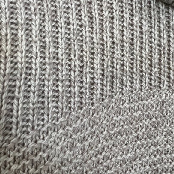 Part Two Tocca Wool Blend White Brown Oversize Long Pullover‎ Knit Sweater Sz S - Picture 12 of 14